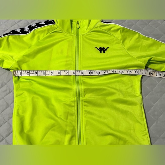 Kappa Lime Green Track Jacket - Picture 6 of 8